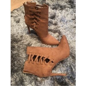 Aldo tan booties